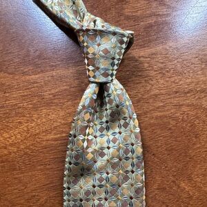XMI platinum silk necktie